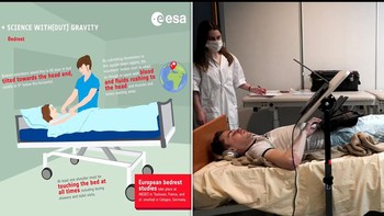Tugas ini sama sekali bukan pekerjaan sepele. Kontribusi relawan diperlukan agar ESA bisa mendapat wawasan lebih luas tentang kondisi tubuh manusia sebelum dan setelah berada di luar angkasa. Foto: ESA