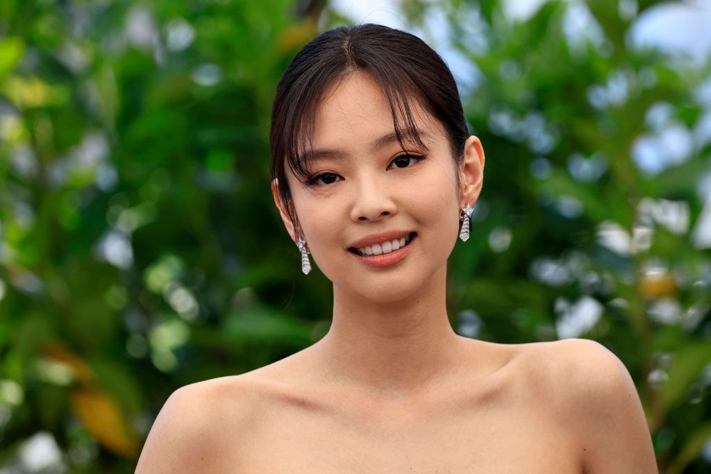 South Korean singer and actress Jennie Kim poses during a photocall for the film 