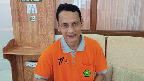 Penyelenggara Haji dan Umroh Kementerian Agama Kabupaten Karangasem A.Sadat Kadar Usman (I Wayan Selamat Juniasa/detikBali)