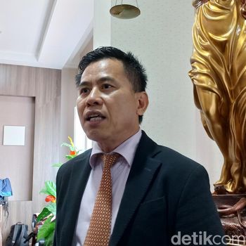 Ketua RT di Pluit, Riang Prasetya. (Anggi/detikcom)