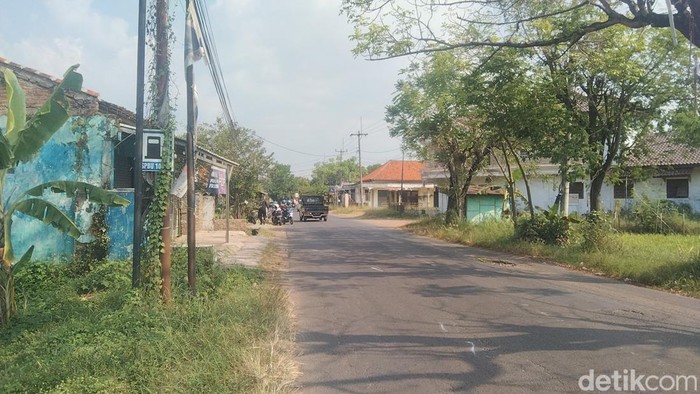 Lokasi insiden moge serempet pemotor wanita di Majalengka