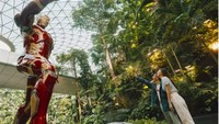 Para penumpang ataupun warga Singapura bisa datang nih ke Bandara Changi untuk melihat patung karakter Marvel yang berukuran jumbo. Pameran ini berlangsung hingga 13 Agustus mendatang.