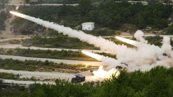 Melihat Latihan Militer Korsel-AS di Pocheon