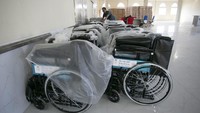Kantor Wilayah Kementerian Agama Provinsi Jawa Barat mulai menyiapkan sarana dan kebutuhan logistik lain bagi 8.350 Jamaah calon haji yang akan masuk ke asrama haji Embarkasi Kertajati pada 27 Mei 2023.