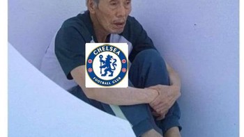 Sedihnya Chelsea kalah lagi. Foto: Twitter