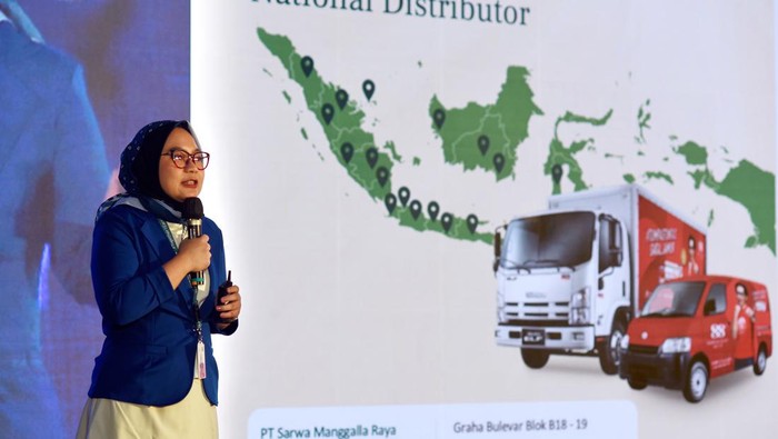 Momen Kebersamaan Mitra Distribusi Produk Kesehatan Meccaya Gathering 2023 digelar oleh PT Meccaya dan PT Sarwa Manggala Raya guna mempererat silaturahmi mitra dan rekanan distribusi.