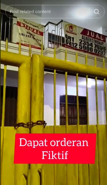 Orderan fiktif sate