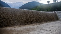 Kawasan wisata Bendungan Misterius berlokasi di Desa Balane, Sigi, Sulawesi Tengah, Kamis (25/5/2023).