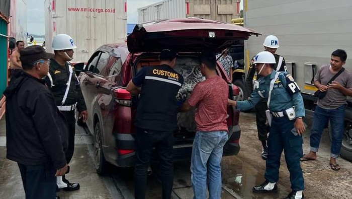 Penindakan barang kena Cukai oleh Bea Cukai Batam.(Foto: Istimewa)