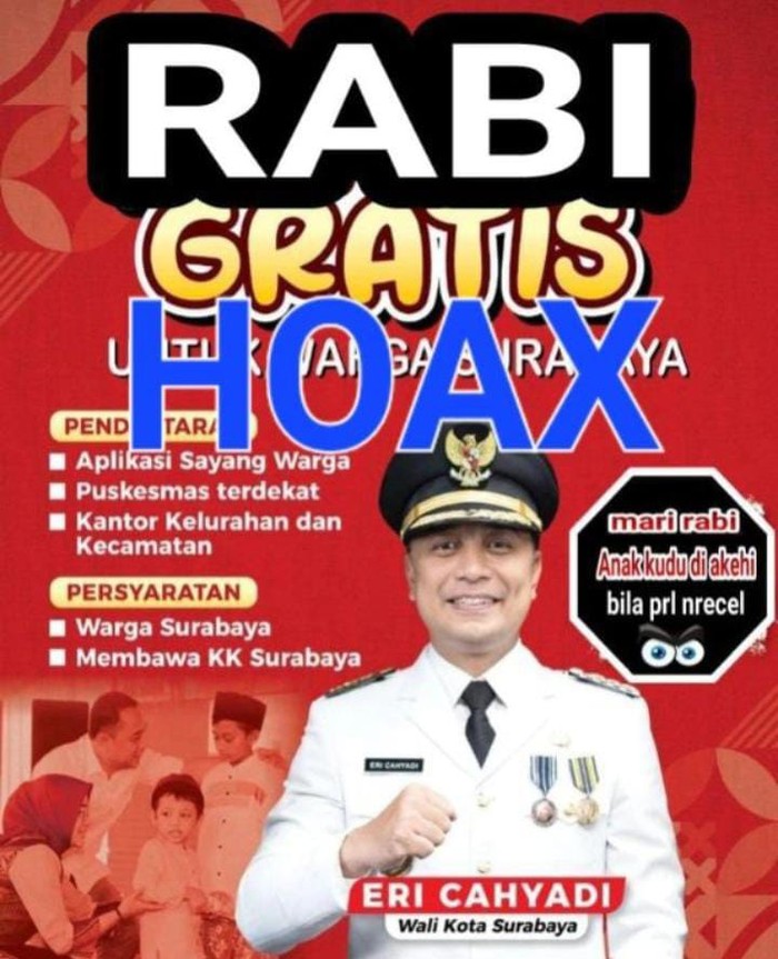 Poster Rabi Gratis Surabaya