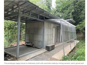 Pertama di Dunia! Rumah dari Beton Campuran Popok Bayi Hasil Riset Ilmuwan RI