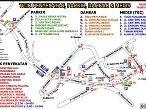 Pengumuman! Ini Lokasi Parkir Saat Nonton Surabaya Vaganza Sore Nanti