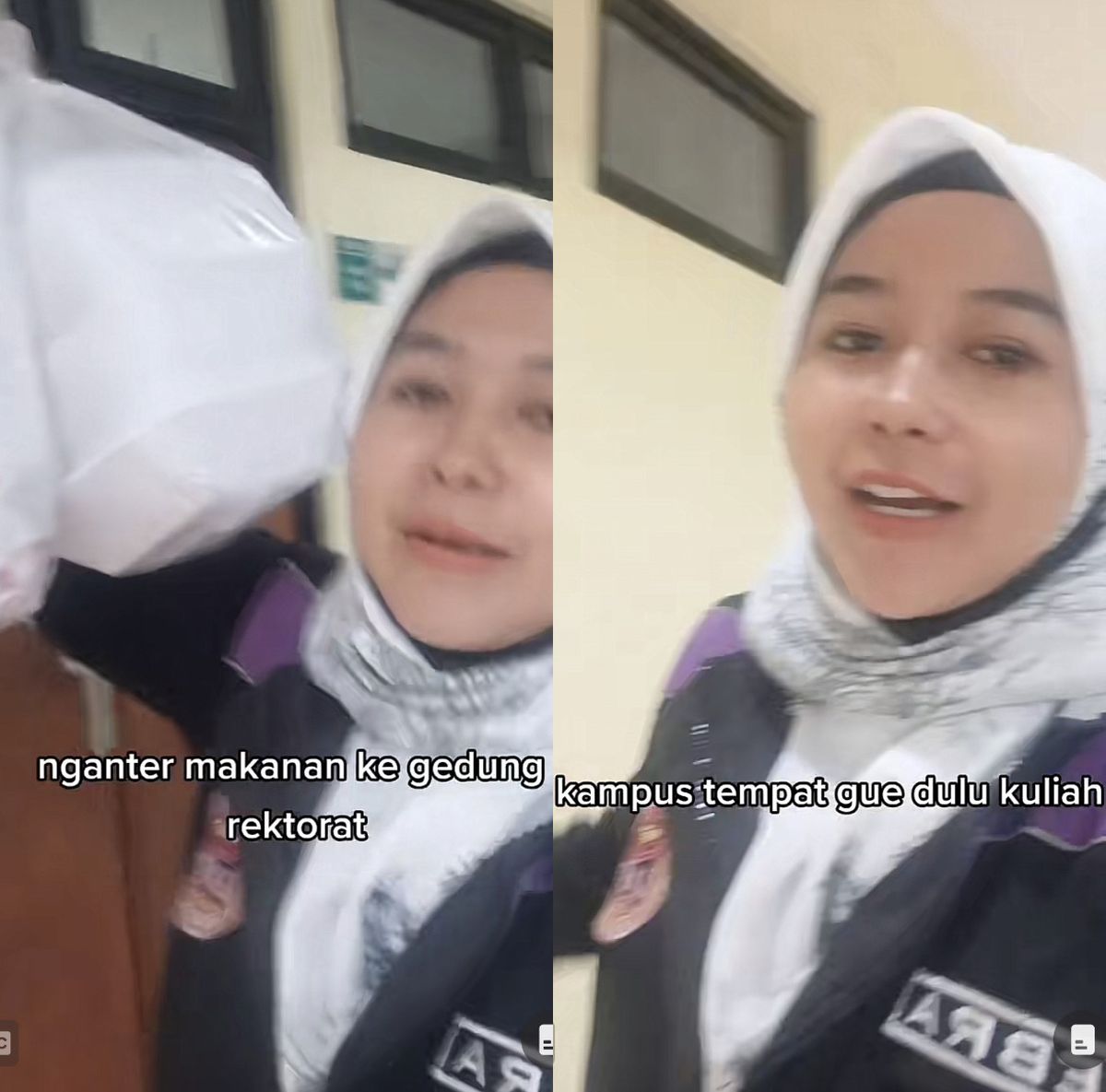 Viral Kisah Haru Wanita Datang ke Kampus Jadi Ojol Antar Makanan, Bukan  Reuni