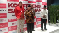 Alumni Connect PPI Dunia dimeriahkan oleh kehadiran Wakil Presiden RI Maruf Amin yang meresmikan dan memberi sambutan dalam acara tersebut. (Foto: Cicin Yulianti/detikEdu)
