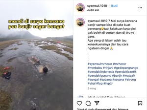 Banjir Bening di Alun-alun Suryakencana Gunung Gede Pangrango!
