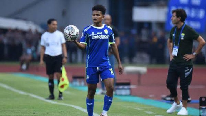 David Rumakiek saat berseragam Persib Bandung. Foto diunggah Sabtu (27/5/2023).