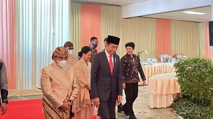 Jokowi hadiri acara pernikahan putra Elite PDIP di Jakpus