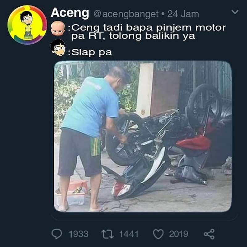 Meme salah paham ini bikin orang yang membacanya langsung tepok jidat. Waduh, nggak gitu maksudnya, bro!