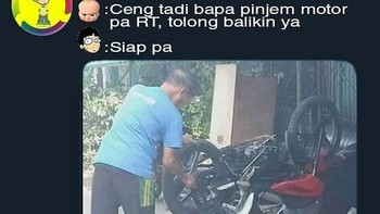 Balikin motor. Foto: Aceng Banget