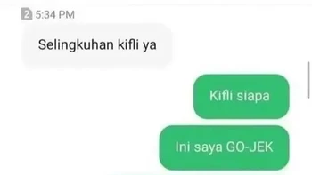 Cuma mau anter makanan, Ya Allah. Foto: Instagram/meme.wkwk