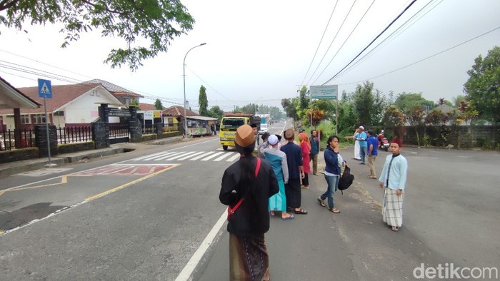 Lokasi santri diserempet moge di Ciamis