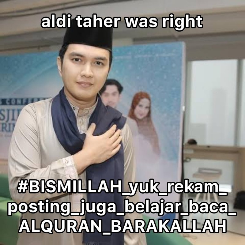 Meme Aldi Taher