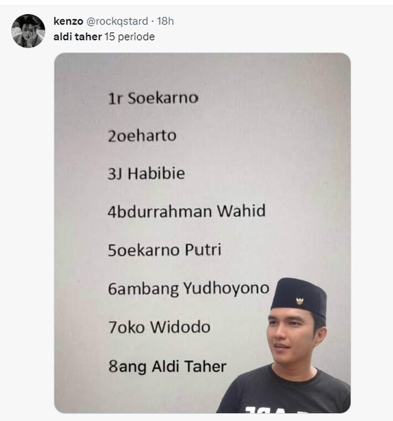 Meme Aldi Taher