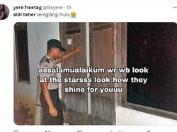 Meme Kocak Aldi Taher Bikin Ngakak: Assalamualaikum Look at The Stars