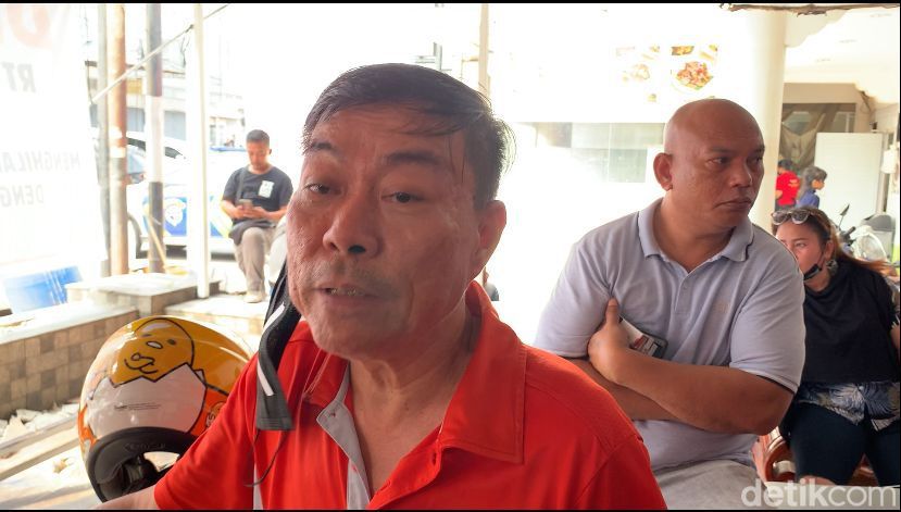 Perwakilan Pedagang Ruko Pluit yang terdampak pembongkaran, Iswanto (Ondang/detikcom).
