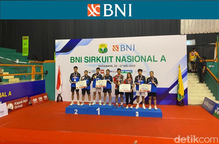 Podium BNI Sirnas A Jatim 2023, Ganda Taruna Campuran Podium BNI Sirnas A Jatim 2023, Ganda Taruna Campuran