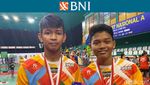 Ekspresi Para Juara BNI Sirnas A Jawa Timur 2023 di Surabaya