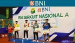 Ekspresi Para Juara BNI Sirnas A Jawa Timur 2023 di Surabaya