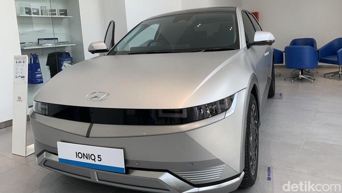 Potret unit mobil listrik Ioniq 5 yang mendapat subsidi pemerintah