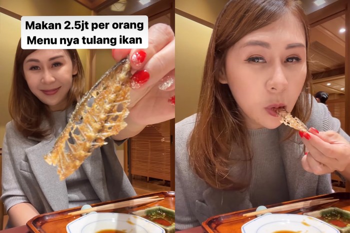 Restoran omakase di Jepang ini tawarkan menu tulang ikan dan kepala udang goreng