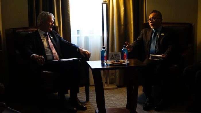 Mendag Zulhas melakukan pertemuan bilateral dengan Selandia Baru dan Australia disela-sela rangkaian APEC MRT.