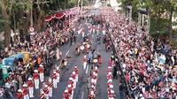 Marching band/Foto: Deny Prastyo Utomo/detikJatim
