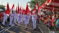 Paskibra/Foto: Esti Widiyana/detikJatim