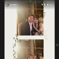 Jessica MilaJessica yang juga baru menikah hadir dengan suaminya. Keduanya pun tampak mesra.Foto: Instagram