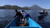 Aksi bersih-bersih sampah itu juga untuk mengampanyekan laut bebas sampah plastik.  