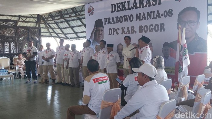 Deklarasi Prabowo Mania 08 di Bogor