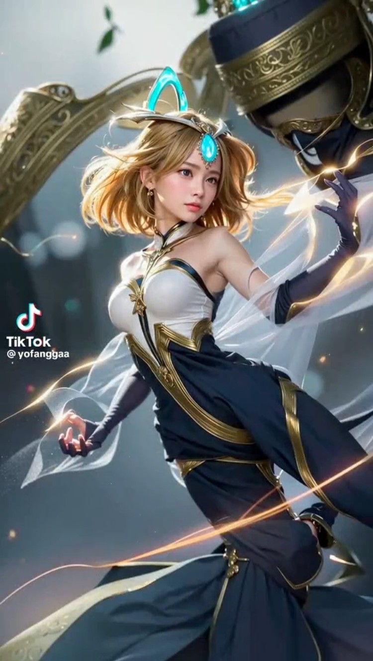 Kreator digital dengan nama Instagram, @yofangga, menggunakan kecanggihan AI untuk mempoles karakter wanita Mobile Legends. Odette dan kawan-kawan jadi cantik.