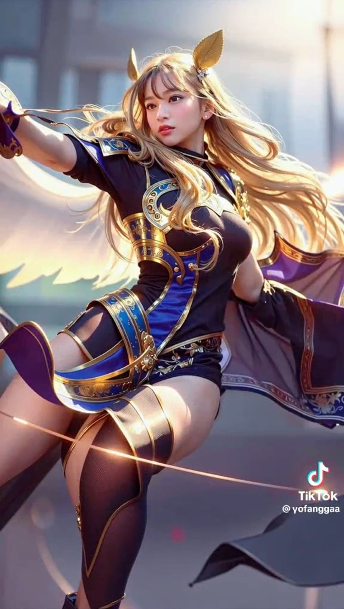 Karakter Mobile Legends Versi AI, Odette dan Rafaela Jadi Cantik Banget