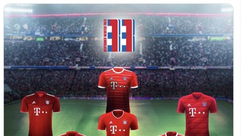 Akun Twitter Bayern Munich merayakan kemenangan mereka. Foto: Twitter