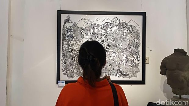 Menengok Pameran Tunggal IGO, Karya Pelukis Muda Asal Kota Sukabumi