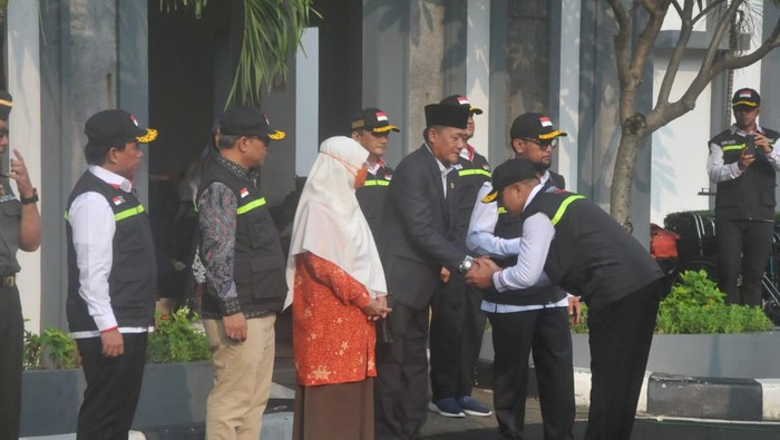 Pelepasan Panita Penyelenggara Ibadah Haji (PPIH) ke Mekah.
