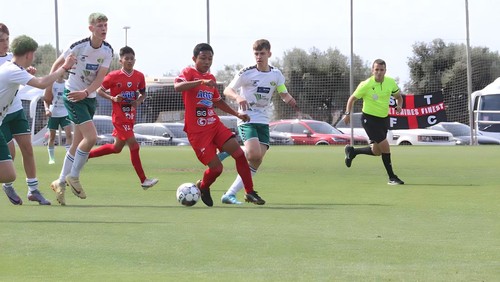 Penampilan tim Lombok FC U-16 di ajang Barcelona Football Festival di Spanyol. Foto: Istimewa
