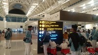 Saat ini para Calhaj tersebut sedang proses imigrasi dan pemeriksaan. (Foto: Erick Disy Darmawan/detikJabar)