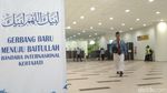 Penerbangan Perdana Calon Jemaah Haji dari BIJB Kertajati