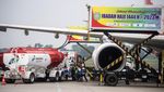 Potret Pesawat Jemaah Haji Isi Avtur di Bandara SMB II Palembang