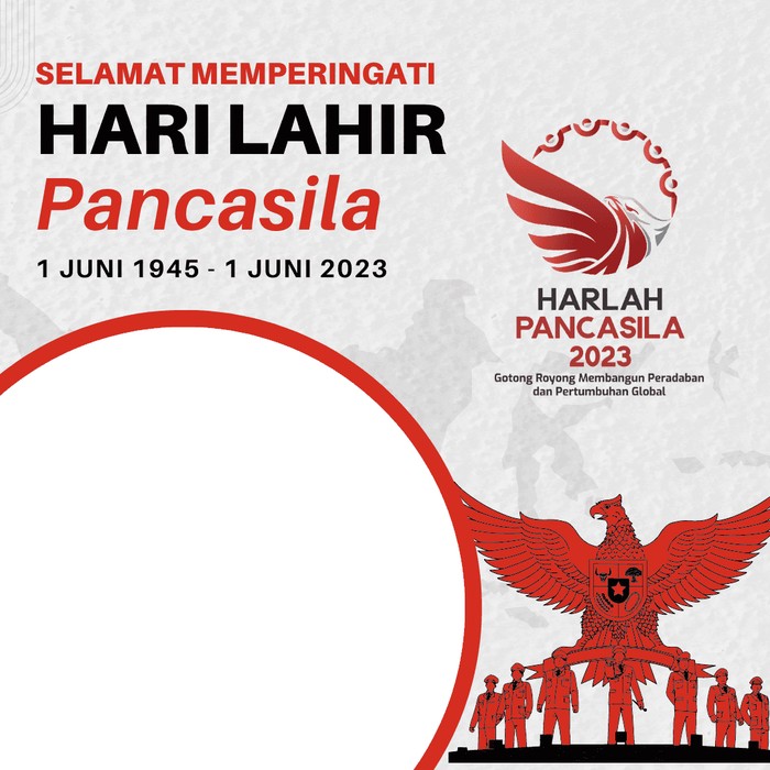 twibbon Hari Lahir Pancasila 2023